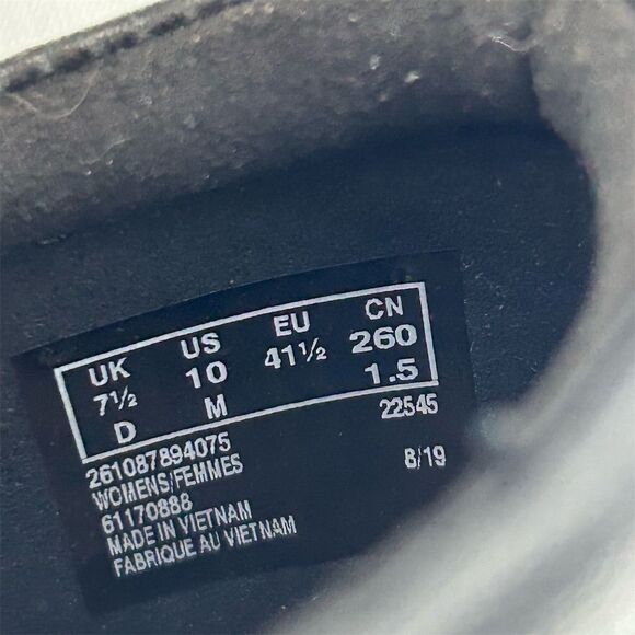 Clarks Women's Channing Essa Black Leather Clogs Size 10 Casual Shoes - Picture 9 of 10